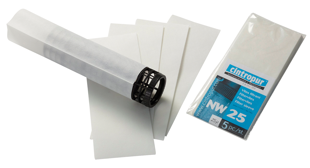 Lot de 5 filtres à papier pour filtre Cintropur NW25