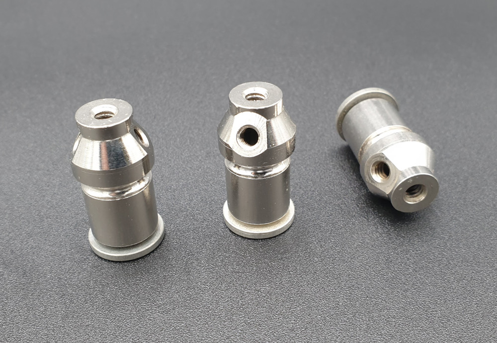 Hogedruk nozzlehouder eind lijn voor drie nozzles