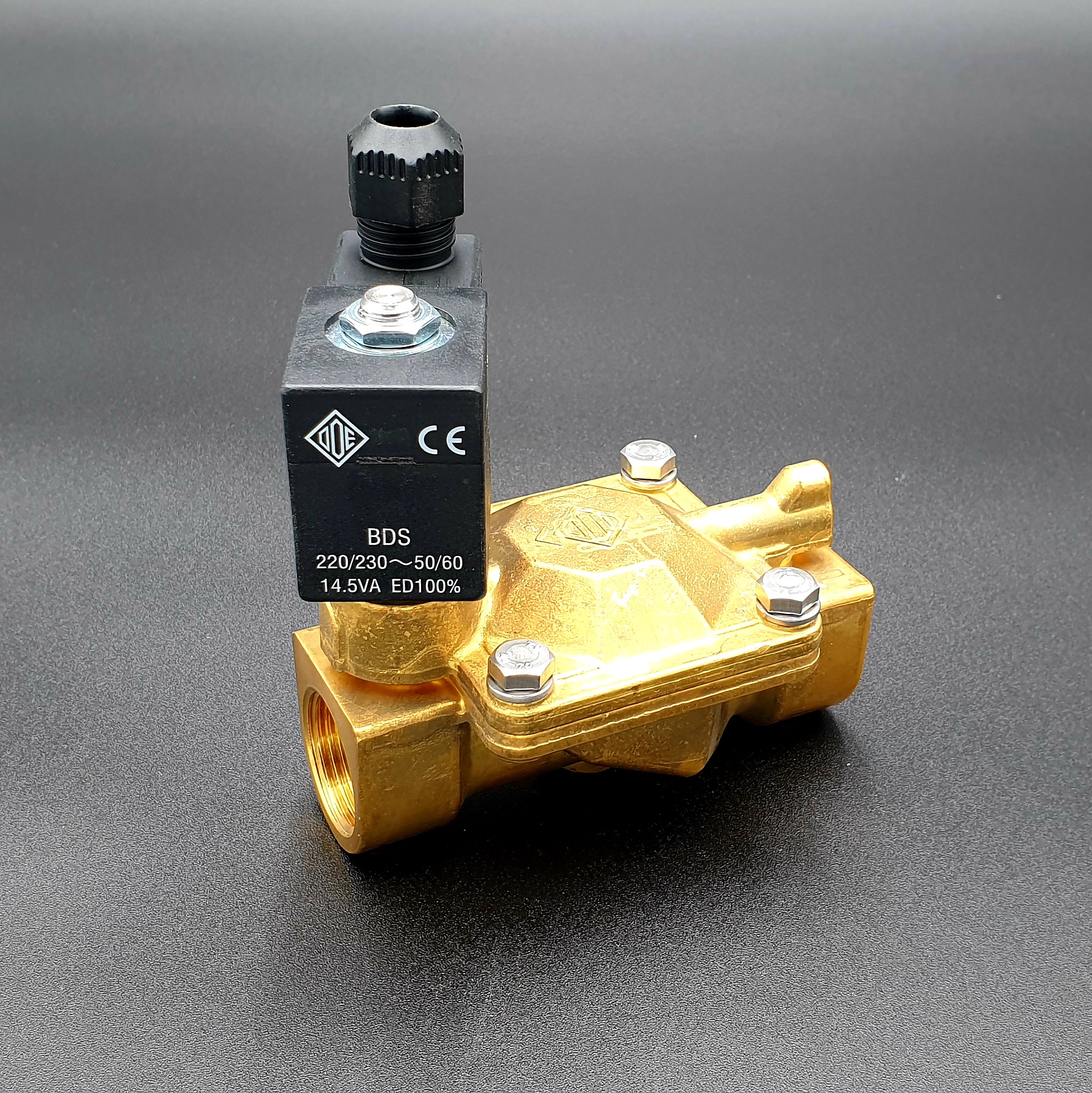 Hogedruk magneetventiel 16 bars G3/4