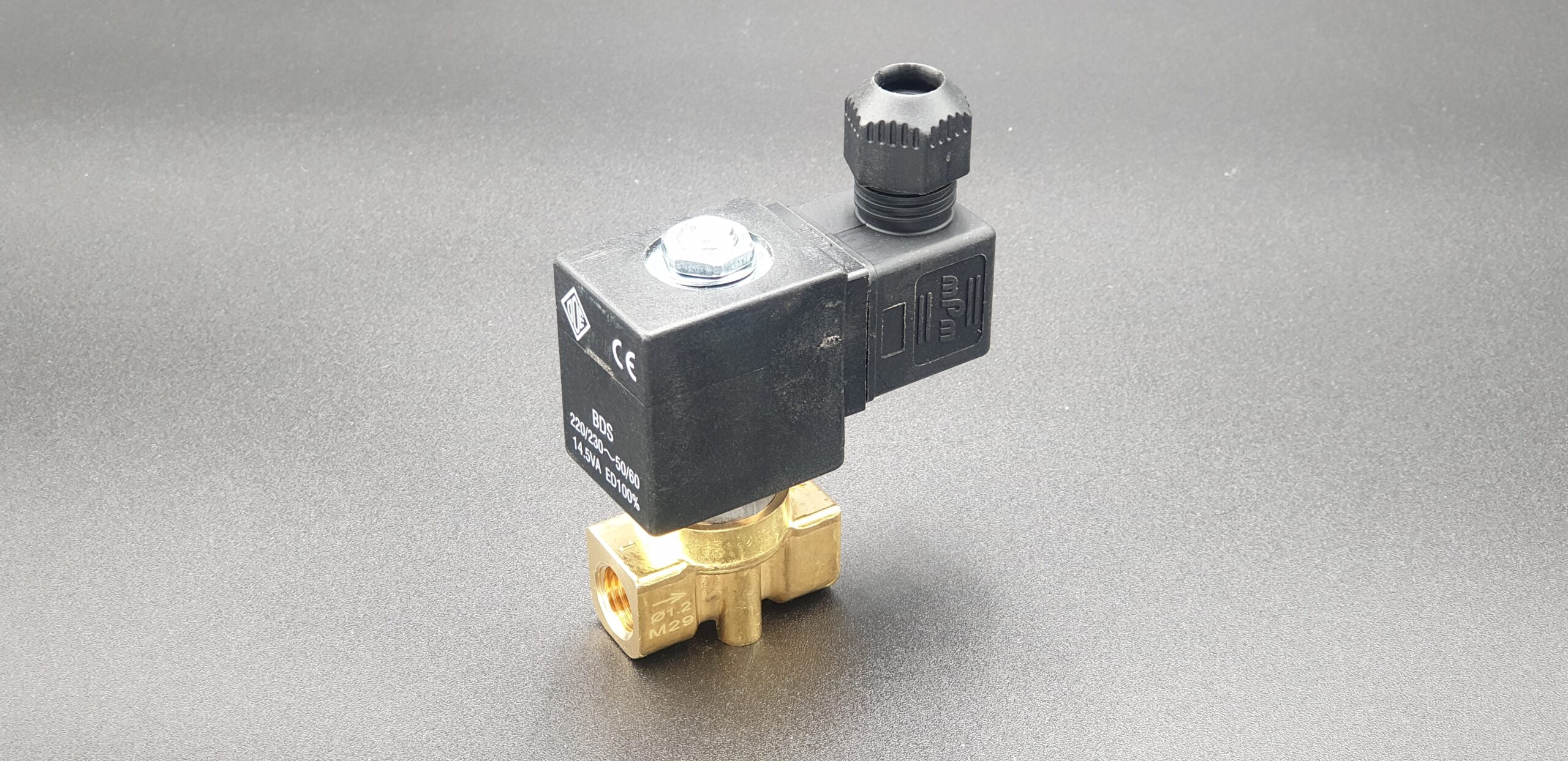 Hogedruk magneetventiel 100 bars G1/4